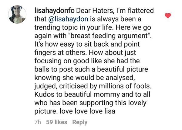 lisa haydon fans take on haters for trolling her