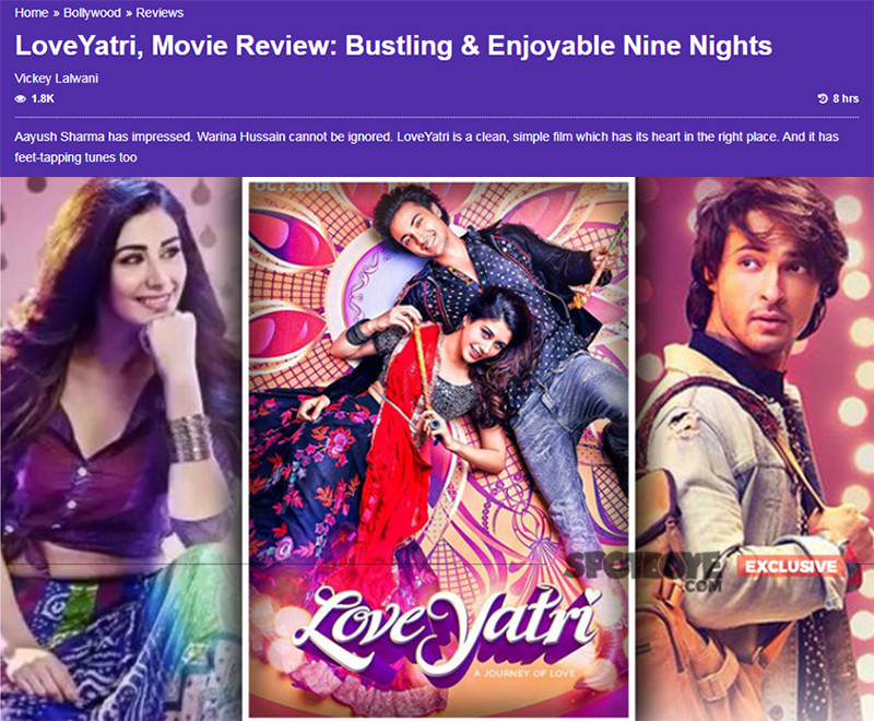 lovyatri movie review