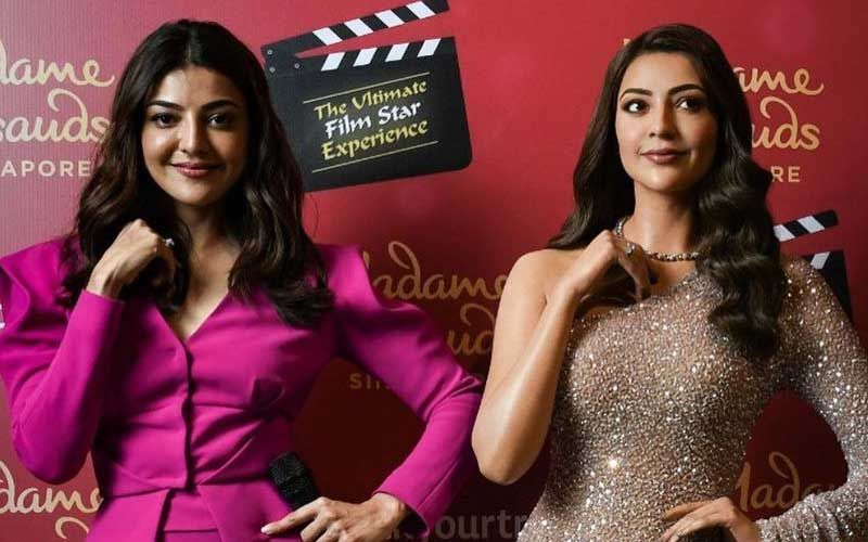 Kajal Aggarwal Unveils Her Wax Statue At Madame Tussauds Singapore; Her Excitement Sees No Bounds - PICS