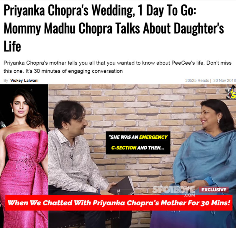 madhu chopra interview