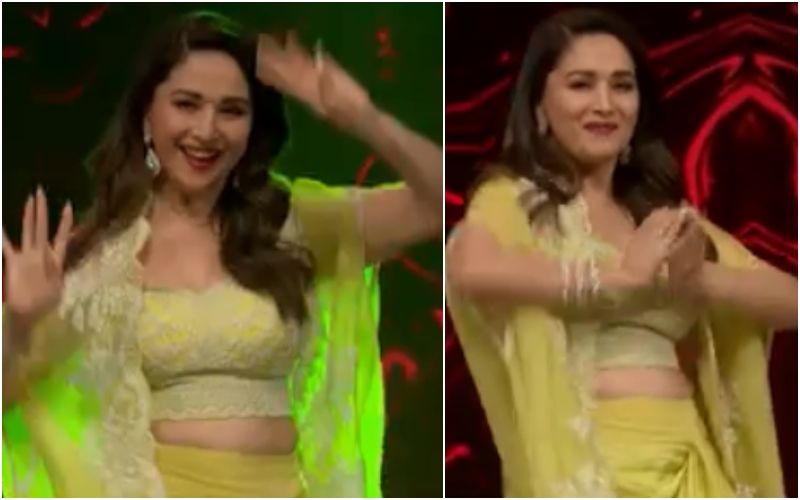 Indian Idol 13: Madhuri Dixit Dances To Choli Ke Peeche Kya Hai With Contestants; Fans Left In Awe Of Their Moves- WATCH