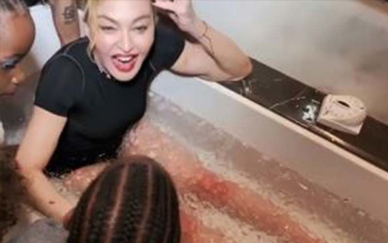 Madonna Prepping For An Ice Bath Is A Grand Affair As She Treats Multiple Injuries After Her Last Show In LA