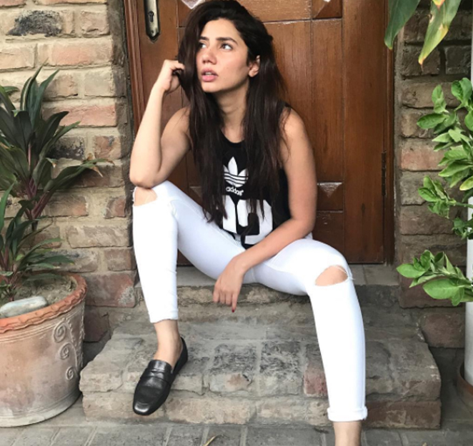 mahira khan poses for a photoshoot