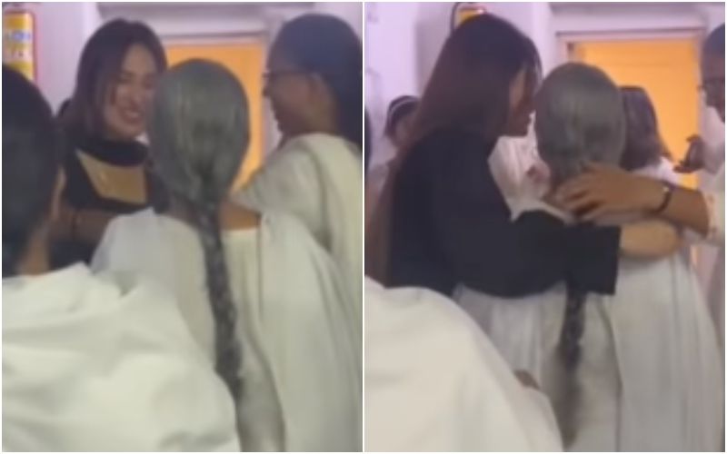 Mahira Sharma Warmly Greets Sidharth Shukla’s Mother Rita Maa At A Brahma Kumaris' Event; Fans Say, ‘Awww, Love Their Bond!’