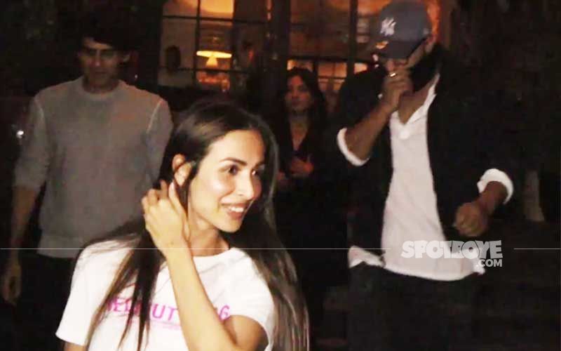 Arjun Kapoor Hides Face As He Parties With Girlfriend Malaika Arora And Gang