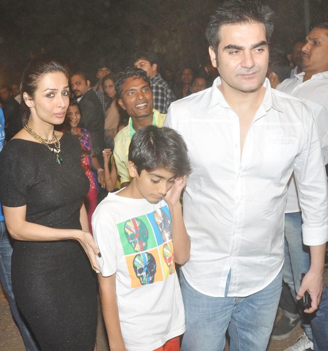 malaika arora arbaaz khan with son arhaan