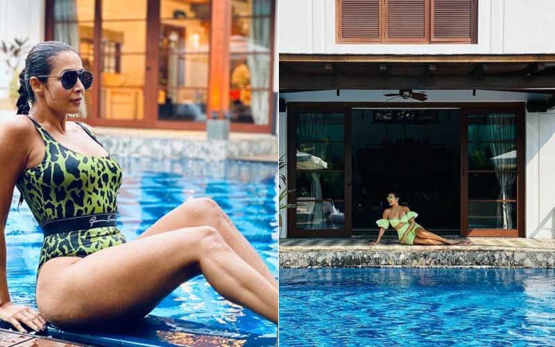 Malaika Arora Sets Temperature Soaring As She Posts Pool Pictures Wearing Monokini; Sets Internet On Fire With Her Sultry Snaps
