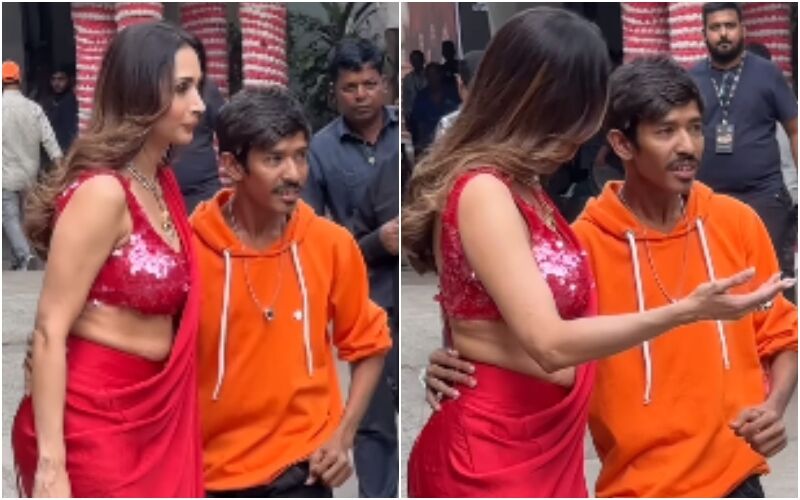 Malaika Arora Gets Uncomfortable As Fan Touches Her Back While Posing; Netizens Hail Her As She Calmly Handles The Situation- WATCH