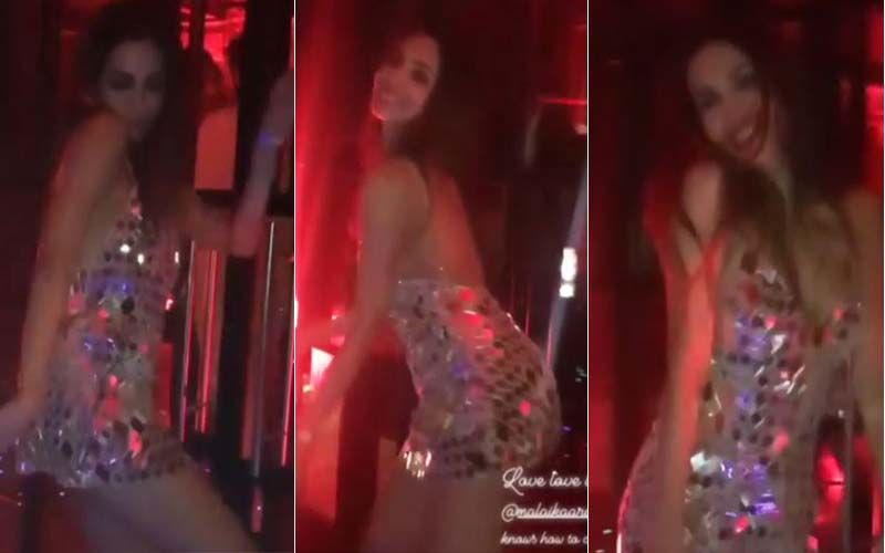 Malaika Arora Slays The Dance Floor With Killer Moves As She Grooves To A Punjabi Track In A Backless Mini Dress