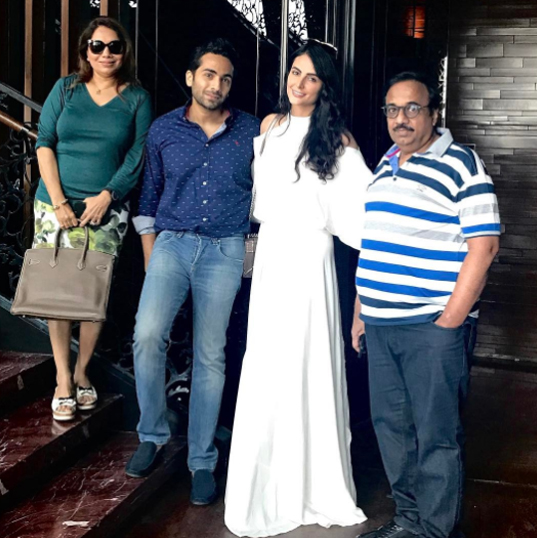 mandana karimi gaurav gupta and family