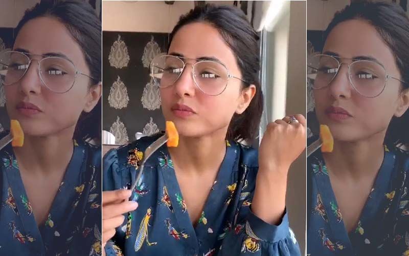 Hina Khan Gorges On A Mango; Gets A Warning. No Kidding!