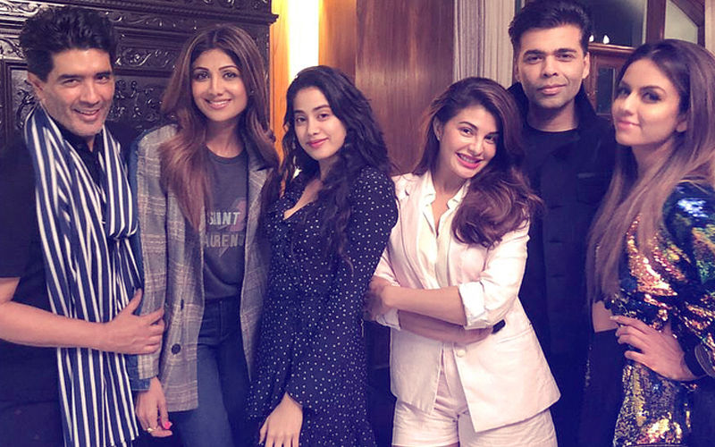 Janhvi Kapoor, Jacqueline Fernandez, Shilpa Shetty, Karan Johar Party At Manish Malhotra’s House