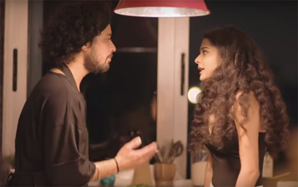 meera and kartik arguing in a still from girl in the city 2