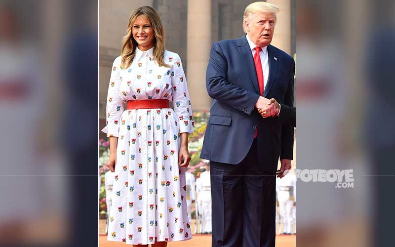 Donald Trump And Wife Melania Trump Attend Girl Scouts Ceremony Ditching Protective Face Masks And Gloves