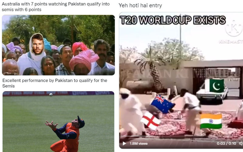 Pakistan UNEXPECTEDLY Reaches T20 World Cup Semifinals; Internet Is Flooded With HILARIOUS Memes As Babar Azam's Men Advance In The Competition
