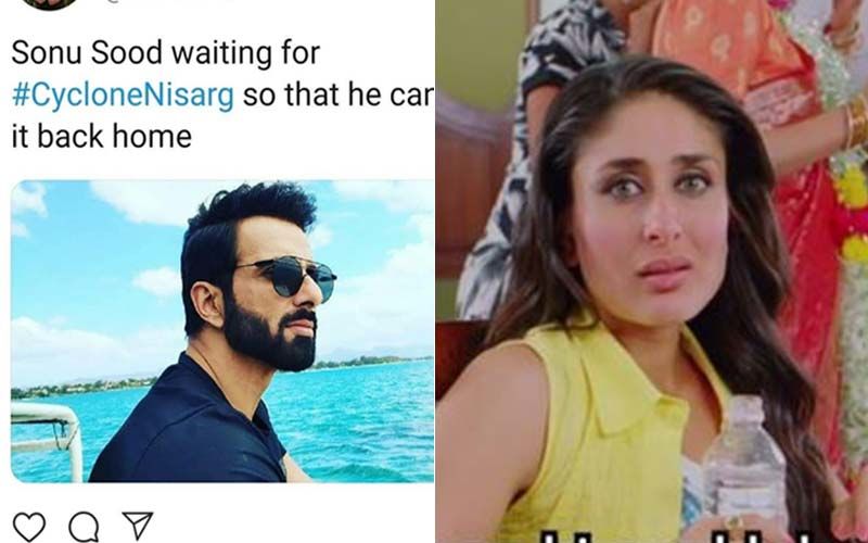 Cyclone Nisarga: Sonu Sood, Kareena Kapoor Khan, And Other Bollywood Stars Inspire Hilarious Memes About The Storm