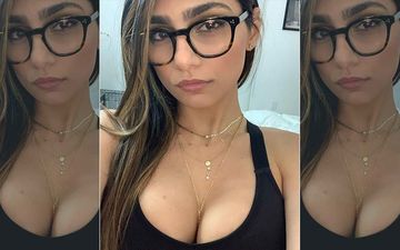 360px x 225px - Ex-Porn Star Mia Khalifa Oozes Sexiness In Black Lingerie And ...