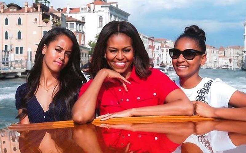 Former US President Barack Obama's Daughters Sasha And Malia Obama Shoot First Public Interview For Michelle’s Documentary 'Becoming'