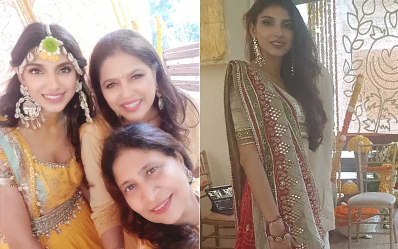 Rana Daggubati-Miheeka Bajaj Haldi Ceremony Inside Pictures And Videos; Bride-To-Be Stuns In Mother’s Wedding Lehenga
