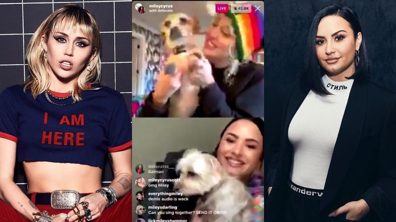 Coronavirus Lockdown: Miley Cyrus-Demi Lovato Go Together On Quarantine Puppy Dates; The Outcome Is Cute AF – VIDEO