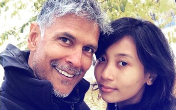 PICS: Milind Soman Celebrates 52ND Birthday With Girlfriend Ankita In Norway