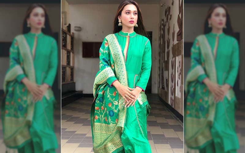 Mimi Chakraborty Looks Festive Ready In This Green Coloured Suit, Shares Pic On Instagram