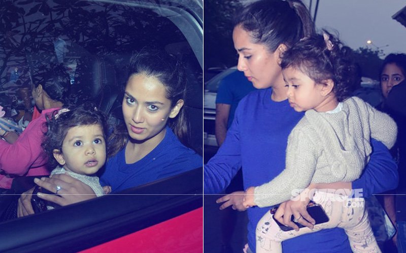 Mira Rajput Takes Her Little Munchkin Misha Kapoor For A Spin In Bandra