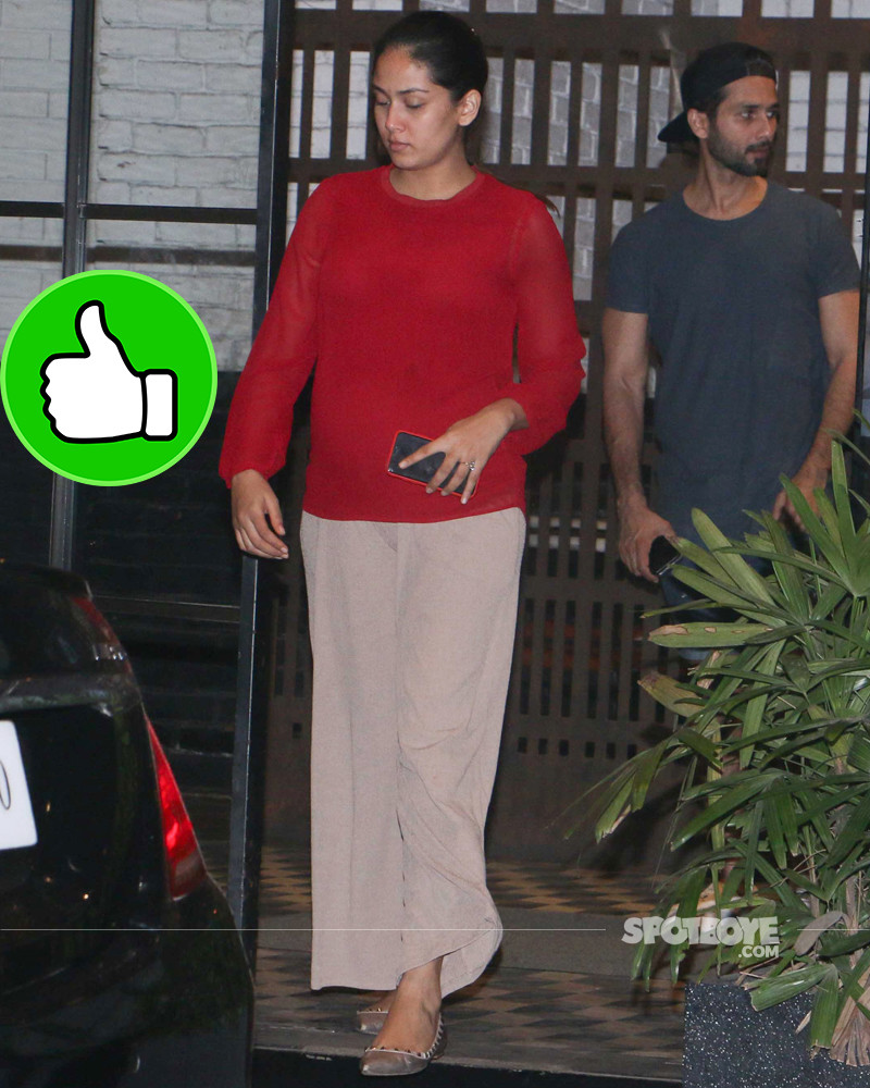 mira rajput snapped with hubby shahid kapoor