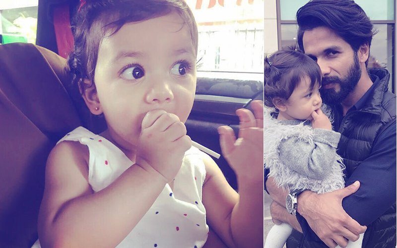 Daddy Shahid Kapoor Posts An Adorable Picture Of Misha After She Gets Her Ears Pierced