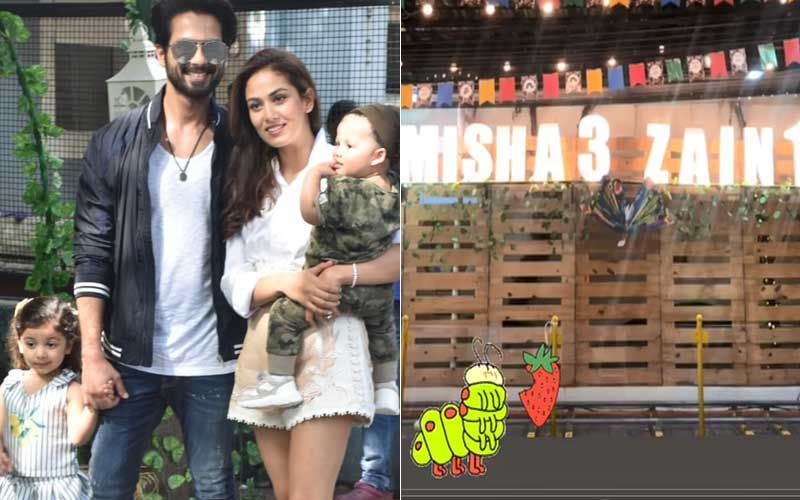 INSIDE PICTURES AND VIDEOS: Shahid Kapoor And Mira Rajput Throw A Grand Birthday Bash For Misha And Zain