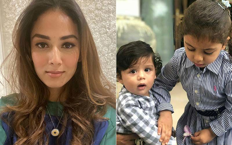 Mira Rajput Resorts To ‘Homeschool In Bed’ With Her Kids Misha And Zain; Gives A Glimpse Of Her Lazy Day