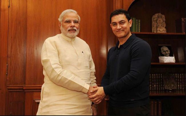 Aamir Khan With PM Modi