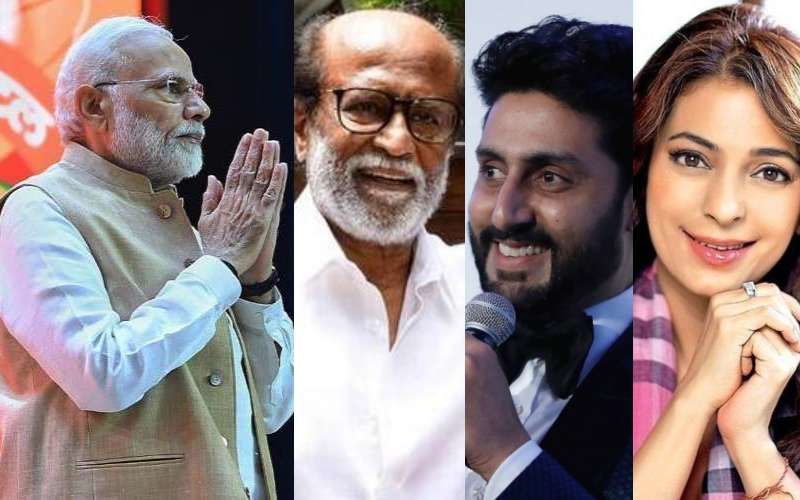 Lok Sabha Elections 2019: रजनीकांत, अभिषेक बच्चन, जूही चावला, रवीना टंडन और कई सेलेब्स से दी PM नरेंद्र मोदी को जीत की बधाई