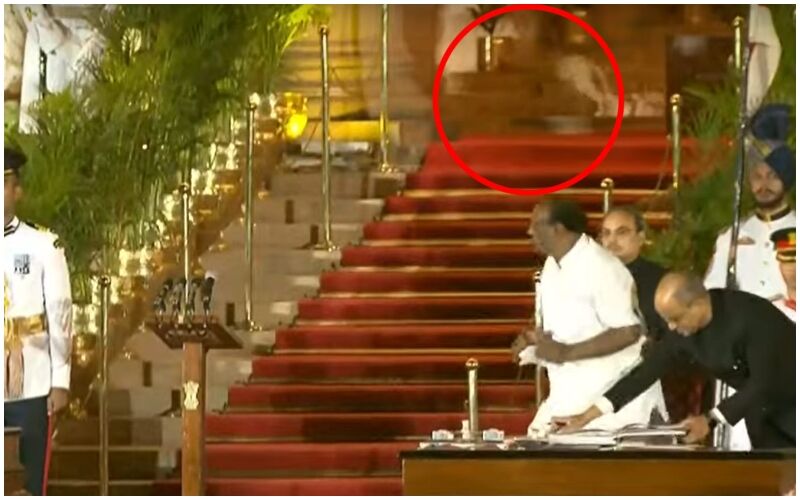 OMG! Leopard SPOTTED At PM Narendra Modi's Oath Ceremony? Netizens Decode Mysterious Animal Seen At Rashtrapati Bhavan - WATCH VIRAL VIDEO