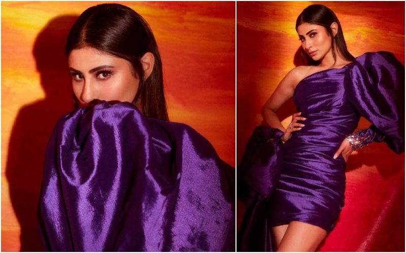 Mouni Roy Leaves Fans Drooling As She Sizzles In A Sexy Purple Gown; Take A Look At Her Glammed Up Avatar