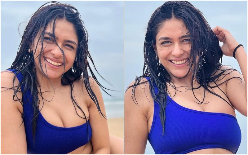 Mrunal Thakur Gets BRUTALLY Trolled As She Dons A Sexy Blue Bikini; Netizens Say, ‘This Is Not Our Seetha’
