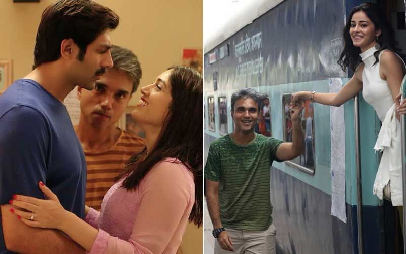 Pati Patni Aur Woh UNSEEN Pics: Kartik Aaryan, Bhumi Pednekar And Ananya Panday Wish Birthday Boy Director Mudassar Aziz Sharing BTS Action