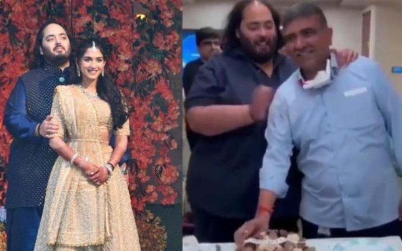 WHAT! Anant Ambani Celebrates His Employee's Birthday On Private Jet, Worker Breaks Down In Tears, Bows Down To Touch Mukesh Ambani's Son’s Feet-See VIDEO