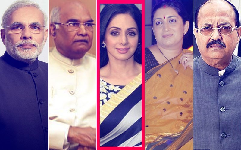SRIDEVI PASSES AWAY: Narendra Modi, Ram Nath Kovind, Smriti Irani, Amar Singh Express GRIEF