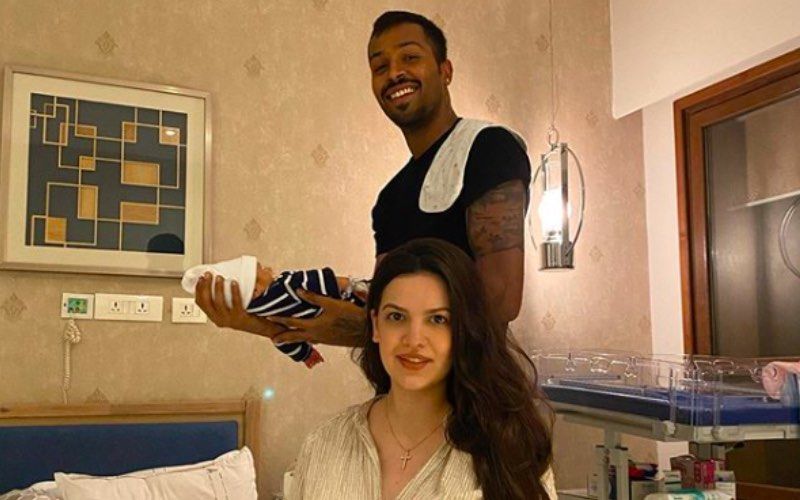 Natasa Stankovic Slips Into The Famous Polka Dot Dress With A Twist As Son Agastya Turns One Month Old; Daddy Hardik Pandya Is All Heart