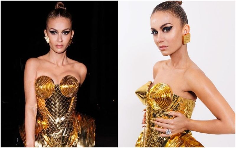 Natasha Poonawalla Gets BRUTALLY Trolled For Her Oscar 2023 Outfits; Netizens Say, ‘That Dress Reminds Me Of Bajaj Chetak’