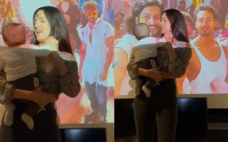 A Slender Natasa Stankovic Grooves With Newborn Agastya On Hrithik Roshan’s Ghungroo; Mother-Son Leave Us Awestruck