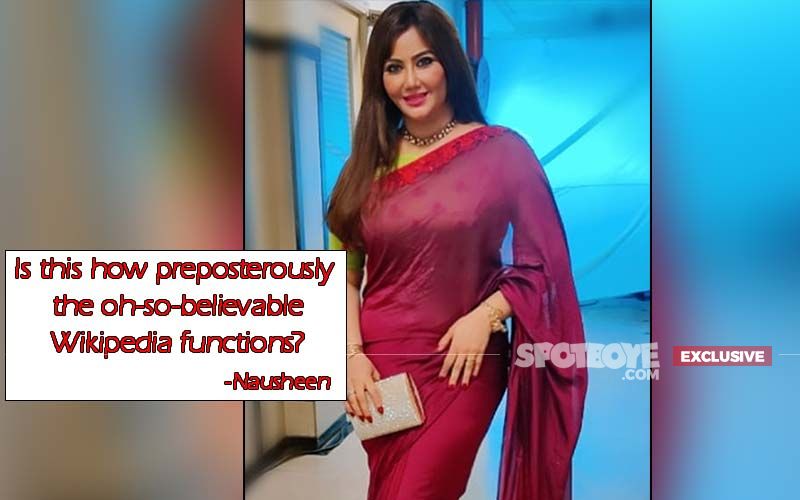 Nausheen Ali Sardar SHOCKED That Wikipedia Says She's MARRIED And Demands PROOF To Correct It! - EXCLUSIVE