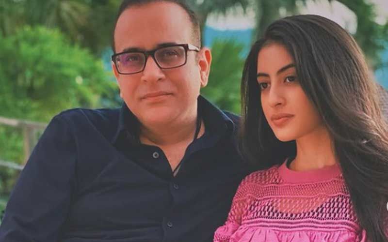 Navya Naveli Nanda Poses For A Cool Picture With Daddy Dearest Nikhil Nanda; Father-Daughter Look Uber Cool As They Twin In Black – PIC Inside