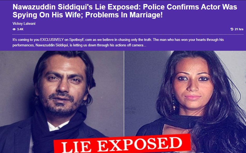 nawazuddin siddiqui with wife aaliyah lie exposed