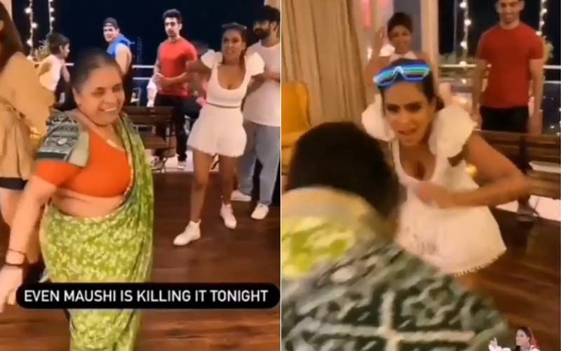 Nia Sharma Dances On Marathi Songs With Ravi Dubey-Sargun Mehta's Domestic Help;  It Is Seriously The Best Thing On The Internet Today