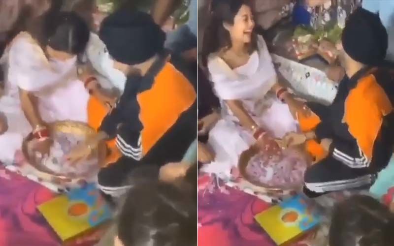 Neha Kakkar And Rohanpreet Singh’s Post-Wedding Ceremony VIRAL Video: Bride And Groom Enter Into A Contest To Grab A Ring