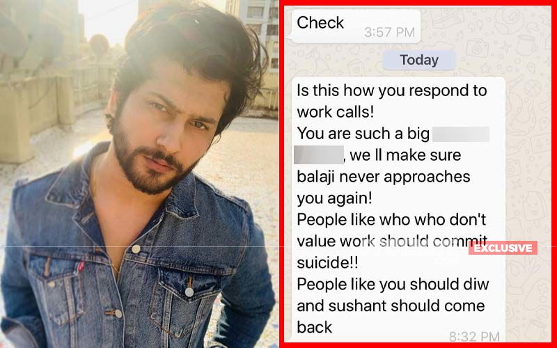 EXCLUSIVE: 'Namish Taneja, You Should Commit Suicide, Sushant Should Come Back': Fake Casting Agent For Naagin 5 ABUSES Vidya Star - Screen Shots Inside