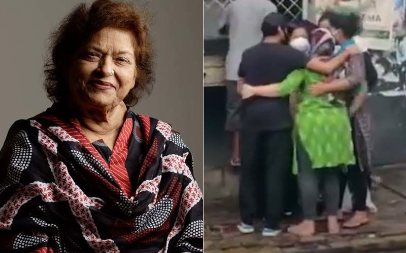 Saroj Khan Passes Away: Choreographer's Daughter Breaks Down Outside Malad Cemetery - VIDEO