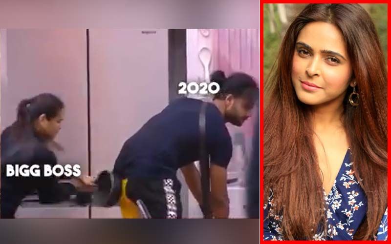 Video Of Bigg Boss 13's Madhurima Tuli Smacking Ex-Boyfriend Vishal Aditya Singh With A Pan Hits The Internet Again, Actress Goes Why, Oh Why?